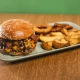 Cheese Bacon Burger + Wedges Obrok
