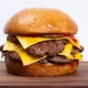 Triple Classic Smash burger