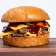 Double BBQ Jalapeno Smash burger