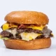 Triple Blue Cheese & Bacon Smash burger