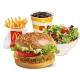 Veggie Burger Combo obrok