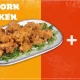 Popcorn chicken + Pepsi