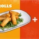 Egg rolls + Pepsi