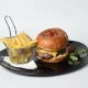 Cezar Burger + Pomfrit + Coca-Cola 330ml