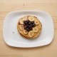 Puter od badema, crna čokolada, banana, borovnice
