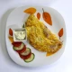 Omlet sa šunkom i pečurkama