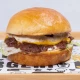 Truffle aioli smashburger single