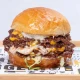 Truffle aioli smashburger double double