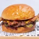 Bacon jalapeno smashburger single