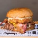 Hash and Bacon smashburger double