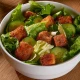 Green Salad with Fried Eggplants