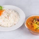 Chicken Kadhai with Rice 🌶️