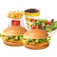 Dva Chickenburgera pikant  Combo obrok