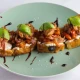Brusketi sa rikotom/Bruschetta with ricotta
