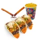 Achiote piletina Tacos obrok