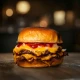 Original Cheese double burger