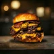 Smoke BBQ double double burger