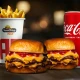 XL 2 x Original Cheese Double + 1 x pomfrit + 1 x Coca Cola 0,33l