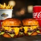XL 2 x Big Smash double burger + 1 x pomfrit + 1 x Coca Cola 0,33l