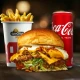 Parmezan Garlic Double + Pomfrit + Coca Cola 0.33l