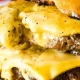 Triple smashed burger