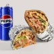Burito svinjetina + Pepsi 0.33