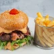 Honey-mustard burger