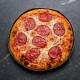 Pepperoni Chicago pizza
