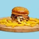 Blue cheese and bacon