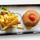 Pohovani pileći burger 200g