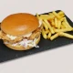 Crunchy chicken burger