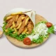 2x Crunchy chicken wrap